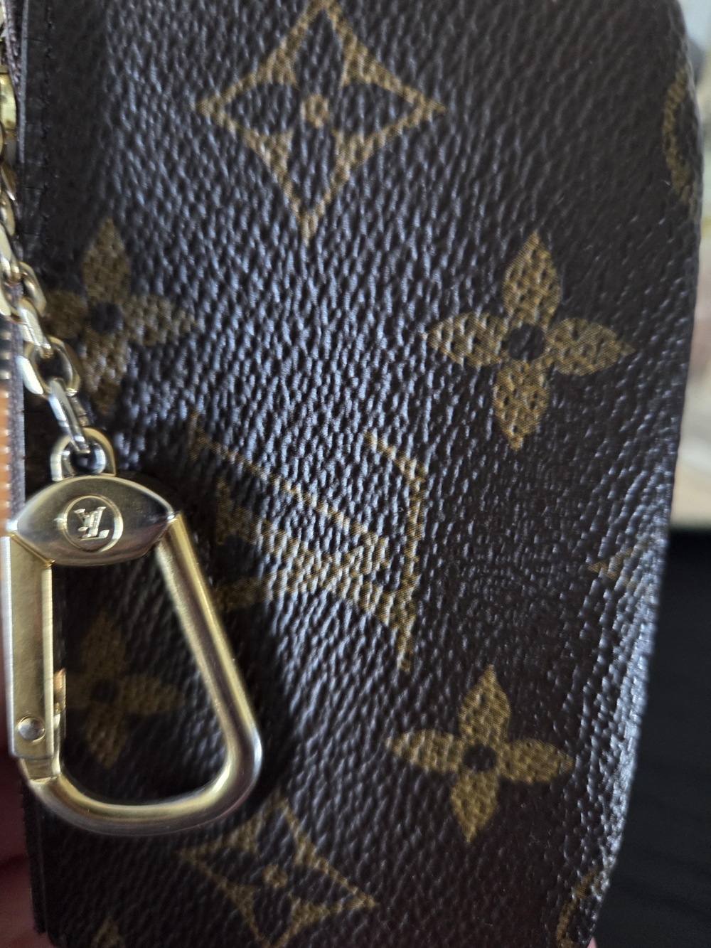 Louis Vuitton Monogram Key Pouch in Brown - Picture 5 of 6